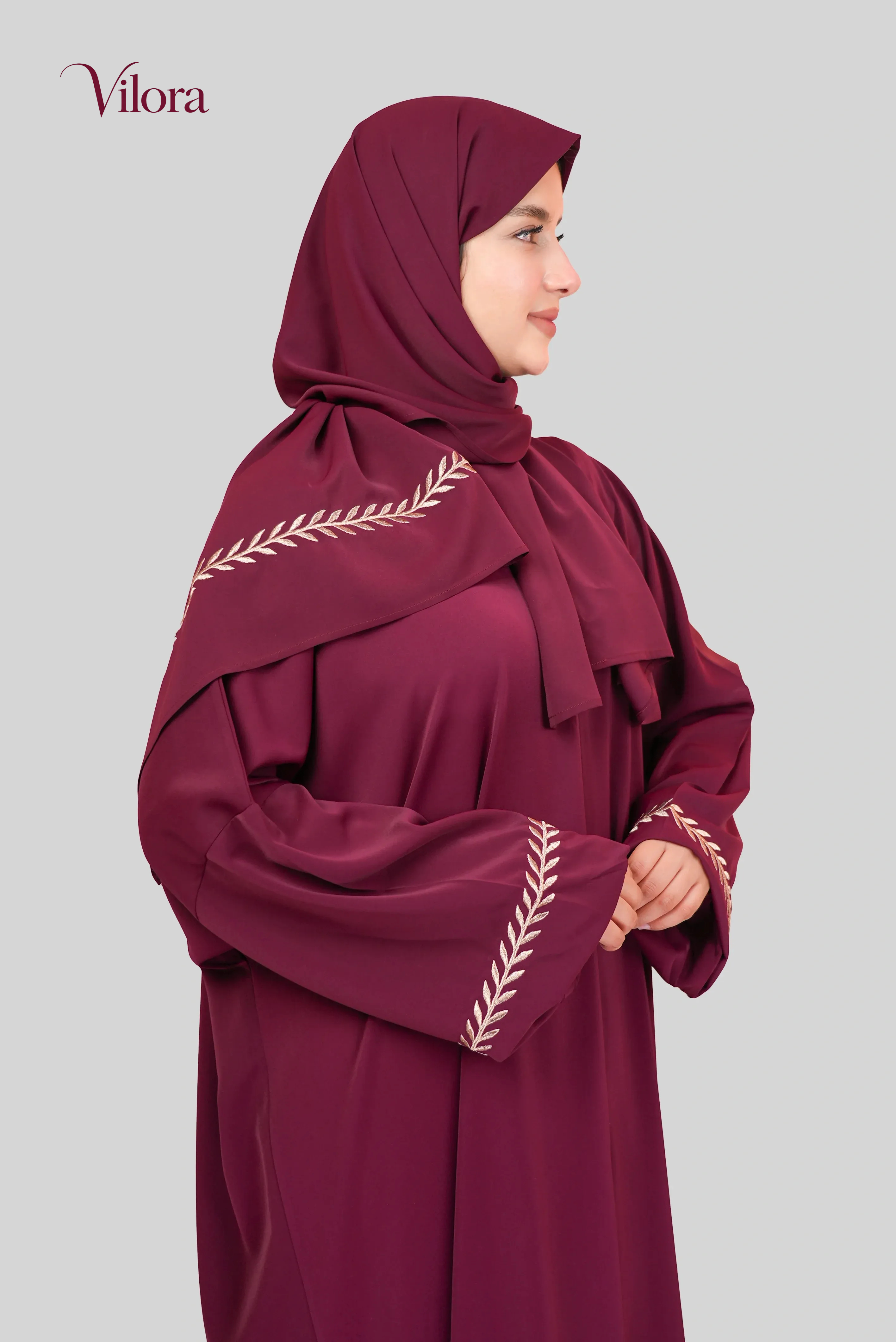 Abaya Brodée Noire